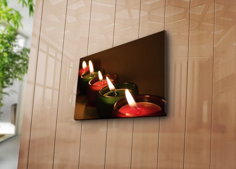 Dekorativ Canvasbilde 30x40 cm - Flerfarget - Interiør - Maleri & posters - Lerretsbilder