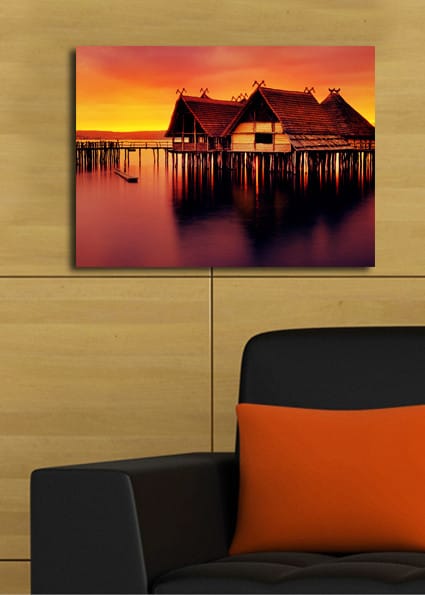 Dekorativ Canvasbilde 30x40 cm - Flerfarget - Interiør - Maleri & posters - Lerretsbilder
