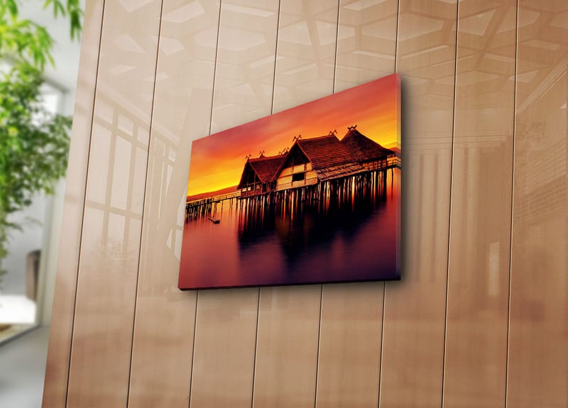 Dekorativ Canvasbilde 30x40 cm - Flerfarget - Interiør - Maleri & posters - Lerretsbilder