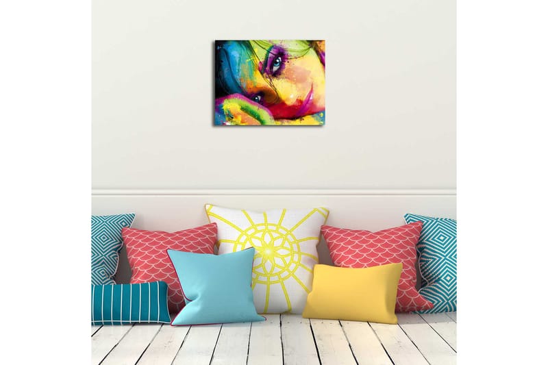 Dekorativ Canvasbilde 30x40 cm - Flerfarget - Interiør - Maleri & posters - Lerretsbilder