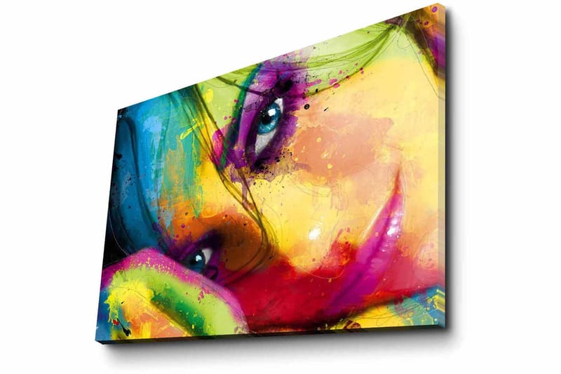 Dekorativ Canvasbilde 30x40 cm - Flerfarget - Interiør - Maleri & posters - Lerretsbilder