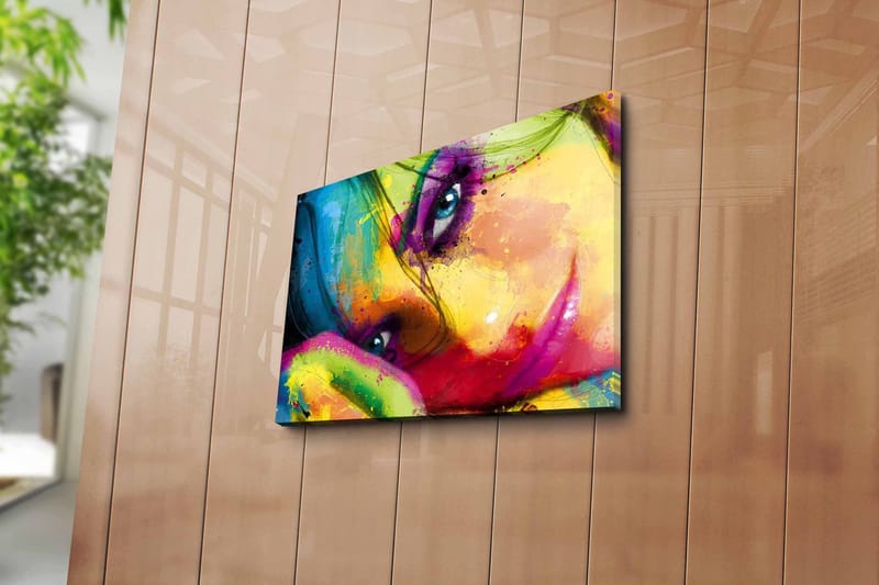 Dekorativ Canvasbilde 30x40 cm - Flerfarget - Interiør - Maleri & posters - Lerretsbilder