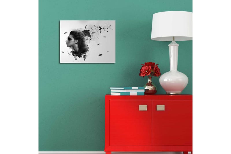 Dekorativ Canvasbilde 30x40 cm - Flerfarget - Interiør - Maleri & posters - Lerretsbilder
