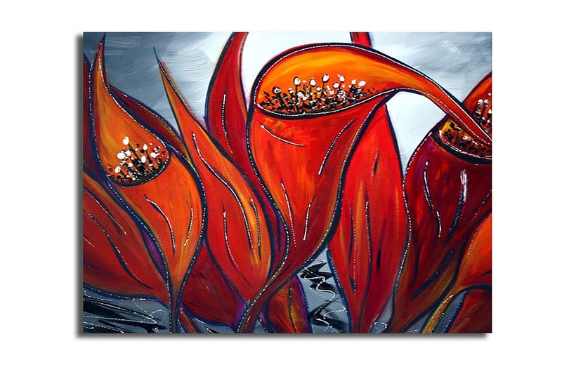 Dekorativ Canvasbilde 30x40 cm - Flerfarget - Interiør - Maleri & posters - Lerretsbilder