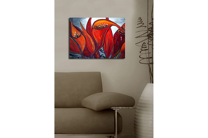 Dekorativ Canvasbilde 30x40 cm - Flerfarget - Interiør - Maleri & posters - Lerretsbilder