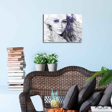 Dekorativ Canvasbilde 30x40 cm - Flerfarget - Interiør - Maleri & posters - Lerretsbilder
