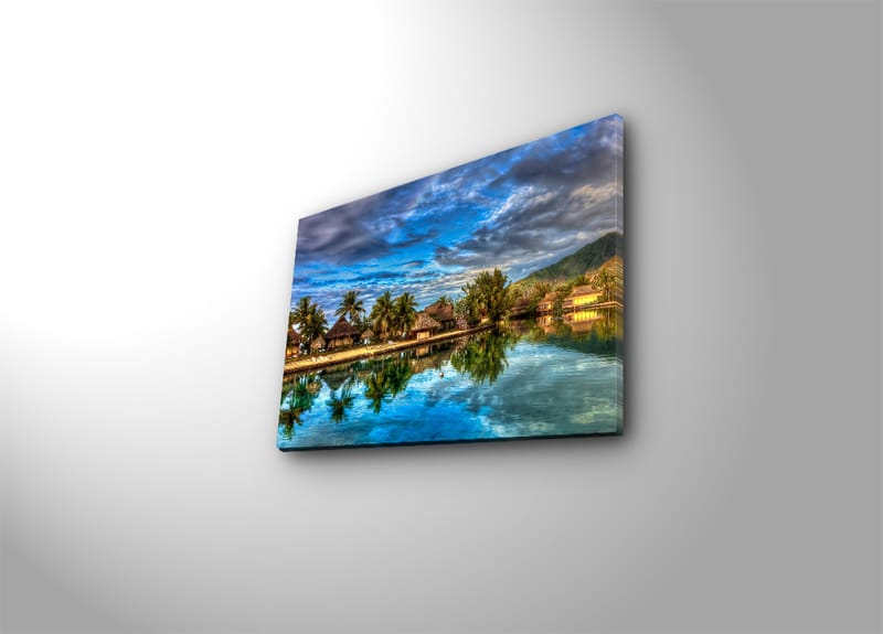 Dekorativ Canvasbilde 30x40 cm - Flerfarget - Interiør - Maleri & posters - Lerretsbilder