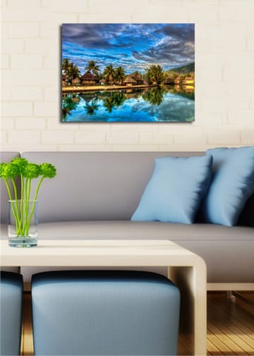 Dekorativ Canvasbilde 30x40 cm - Flerfarget - Interiør - Maleri & posters - Lerretsbilder