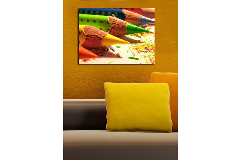 Dekorativ Canvasbilde 30x40 cm - Flerfarget - Interiør - Maleri & posters - Lerretsbilder