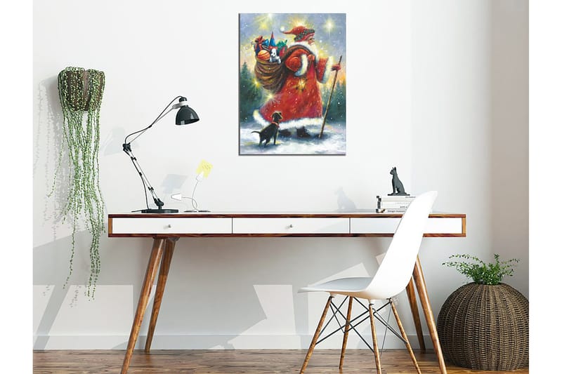 Dekorativ Canvasbilde 30x40 cm - Flerfarget - Interiør - Maleri & posters - Lerretsbilder