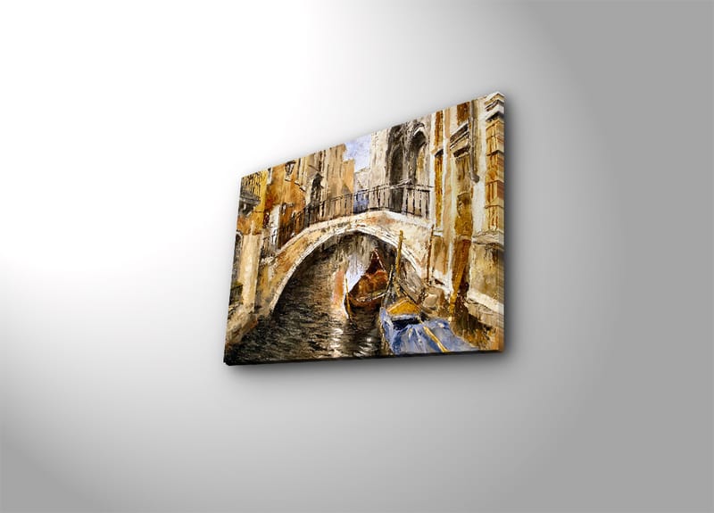 Dekorativ Canvasbilde 30x40 cm - Flerfarget - Interiør - Maleri & posters - Lerretsbilder