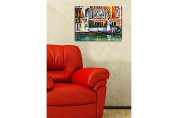 Dekorativ Canvasbilde 30x40 cm - Flerfarget - Interiør - Maleri & posters - Lerretsbilder