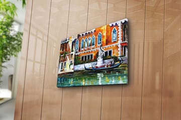 Dekorativ Canvasbilde 30x40 cm - Flerfarget - Interiør - Maleri & posters - Lerretsbilder