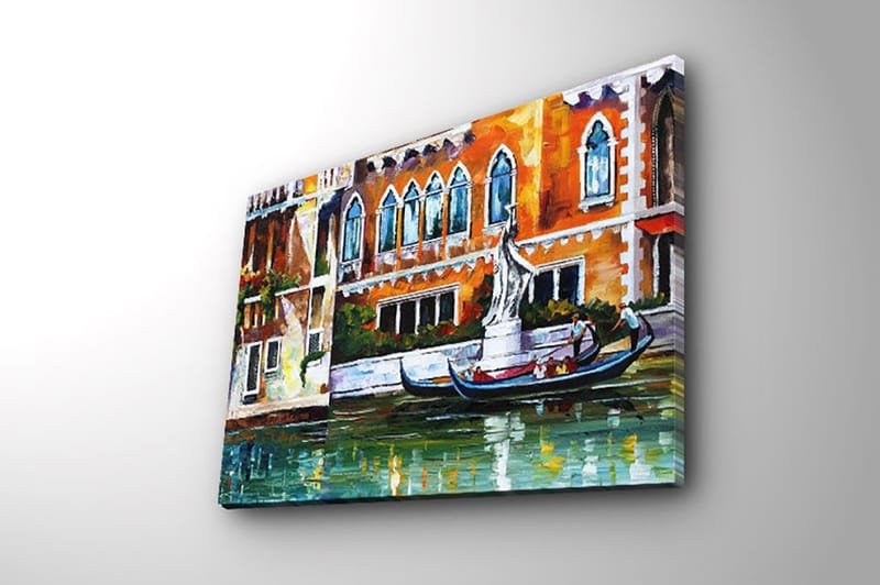 Dekorativ Canvasbilde 30x40 cm - Flerfarget - Interiør - Maleri & posters - Lerretsbilder