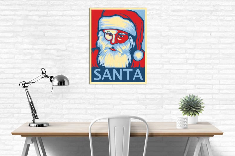 Dekorativ Canvasbilde 30x40 cm - Flerfarget - Interiør - Maleri & posters - Lerretsbilder
