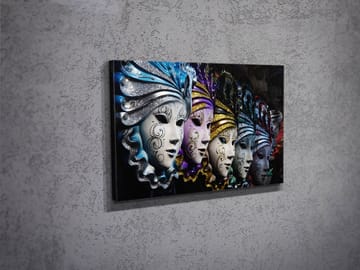 Dekorativ Canvasbilde 30x40 cm - Flerfarget - Interiør - Maleri & posters - Lerretsbilder