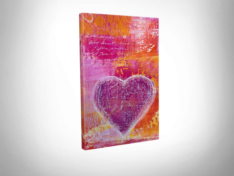 Dekorativ Canvasbilde 30x40 cm - Flerfarget - Interiør - Maleri & posters - Lerretsbilder