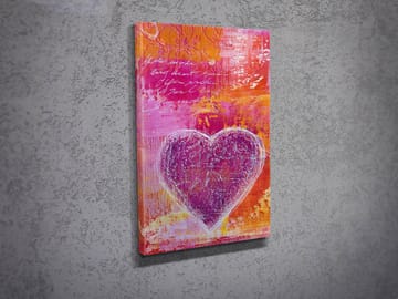 Dekorativ Canvasbilde 30x40 cm - Flerfarget - Interiør - Maleri & posters - Lerretsbilder