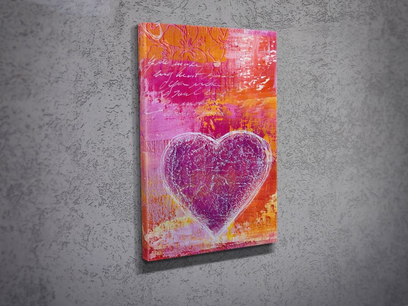 Dekorativ Canvasbilde 30x40 cm - Flerfarget - Interiør - Maleri & posters - Lerretsbilder