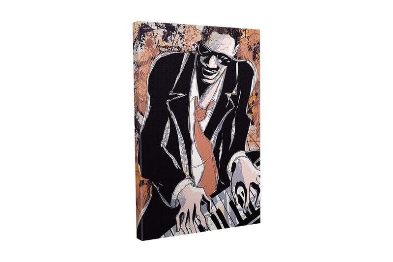 Dekorativ Canvasbilde 30x40 cm - Flerfarget - Interiør - Maleri & posters - Lerretsbilder