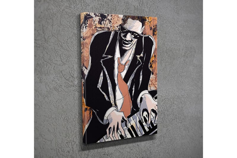 Dekorativ Canvasbilde 30x40 cm - Flerfarget - Interiør - Maleri & posters - Lerretsbilder