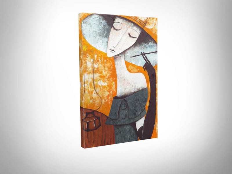 Dekorativ Canvasbilde 30x40 cm - Flerfarget - Interiør - Maleri & posters - Lerretsbilder