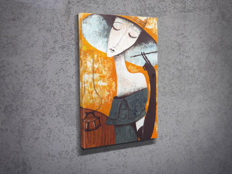 Dekorativ Canvasbilde 30x40 cm - Flerfarget - Interiør - Maleri & posters - Lerretsbilder