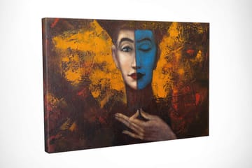 Dekorativ Canvasbilde 30x40 cm - Flerfarget - Interiør - Maleri & posters - Lerretsbilder