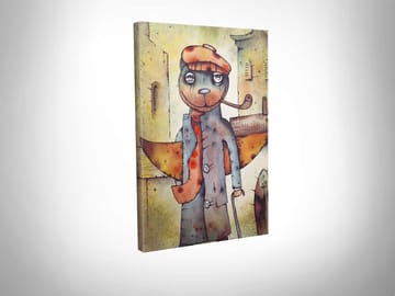 Dekorativ Canvasbilde 30x40 cm - Flerfarget - Interiør - Maleri & posters - Lerretsbilder