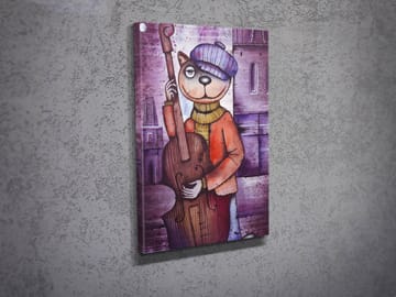 Dekorativ Canvasbilde 30x40 cm - Flerfarget - Interiør - Maleri & posters - Lerretsbilder