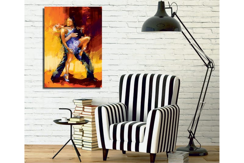 Dekorativ Canvasbilde 30x40 cm - Flerfarget - Interiør - Maleri & posters - Lerretsbilder