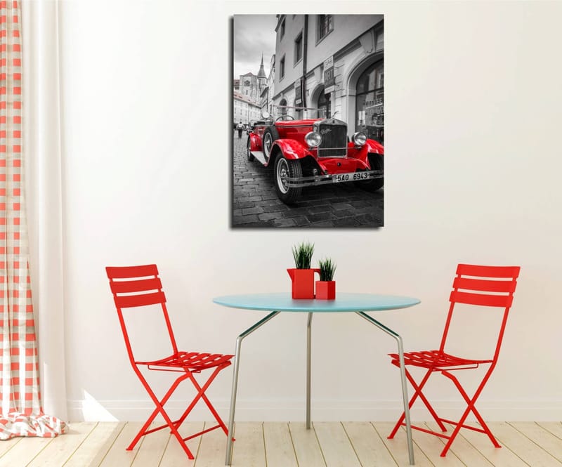 Dekorativ Canvasbilde 30x40 cm - Flerfarget - Interiør - Maleri & posters - Lerretsbilder