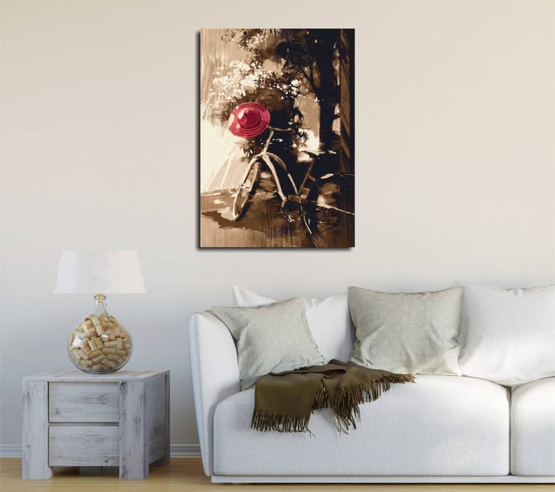 Dekorativ Canvasbilde 30x40 cm - Flerfarget - Interiør - Maleri & posters - Lerretsbilder