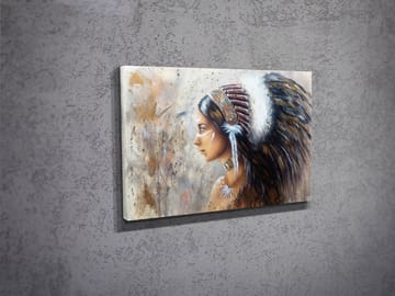 Dekorativ Canvasbilde 30x40 cm - Flerfarget - Interiør - Maleri & posters - Lerretsbilder