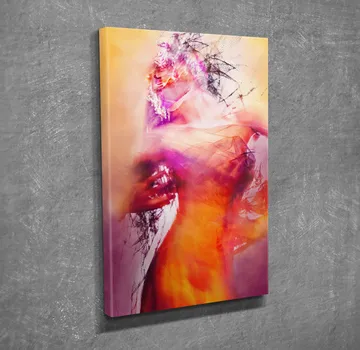 Dekorativ Canvasbilde 30x40 cm - Flerfarget - Interiør - Maleri & posters - Lerretsbilder