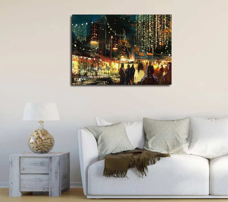 Dekorativ Canvasbilde 30x40 cm, Flerfarget