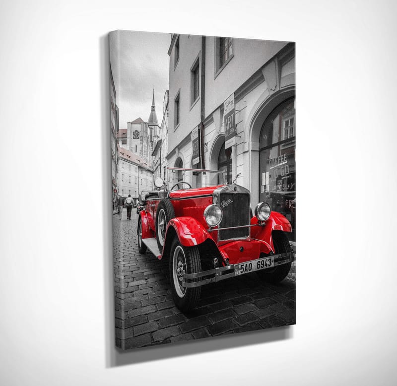 Dekorativ Canvasbilde 30x40 cm - Flerfarget - Interiør - Maleri & posters - Lerretsbilder