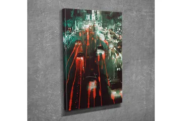 Dekorativ Canvasbilde 30x40 cm - Flerfarget - Interiør - Maleri & posters - Lerretsbilder