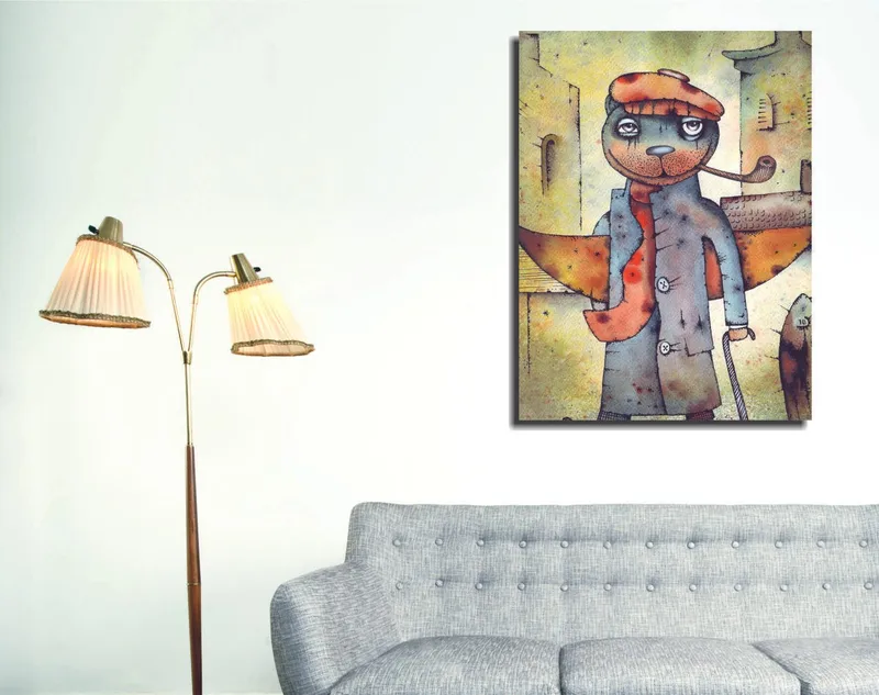 Dekorativ Canvasbilde 30x40 cm, Flerfarget