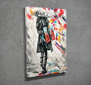 Dekorativ Canvasbilde 30x40 cm - Flerfarget - Interiør - Maleri & posters - Lerretsbilder