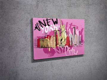 Dekorativ Canvasbilde 30x40 cm - Flerfarget - Interiør - Maleri & posters - Lerretsbilder