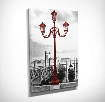 Dekorativ Canvasbilde 30x40 cm - Flerfarget - Interiør - Maleri & posters - Lerretsbilder