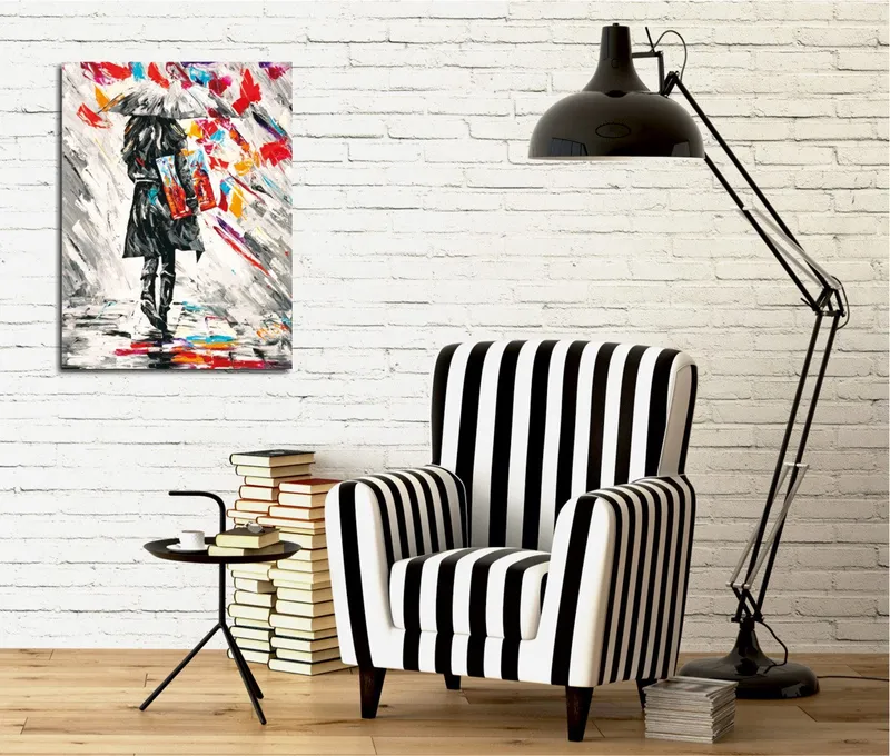 Dekorativ Canvasbilde 30x40 cm, Flerfarget