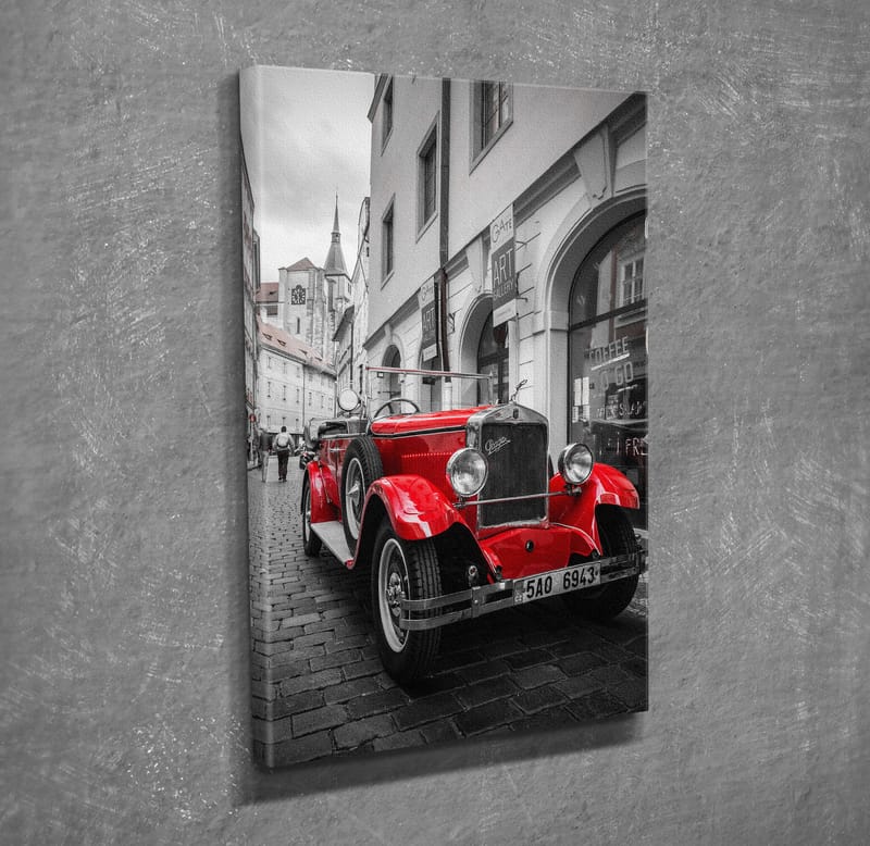 Dekorativ Canvasbilde 30x40 cm - Flerfarget - Interiør - Maleri & posters - Lerretsbilder