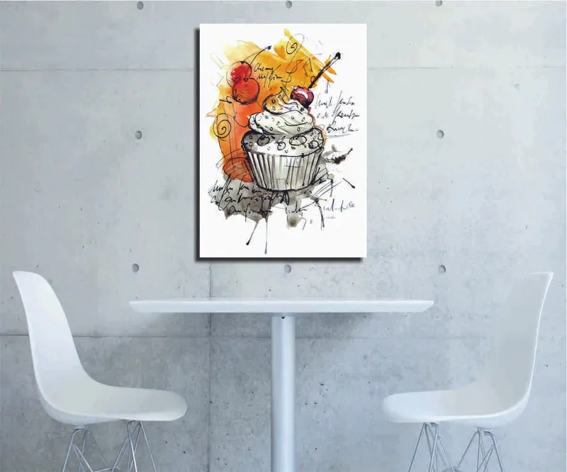 Dekorativ Canvasbilde 30x40 cm, Flerfarget