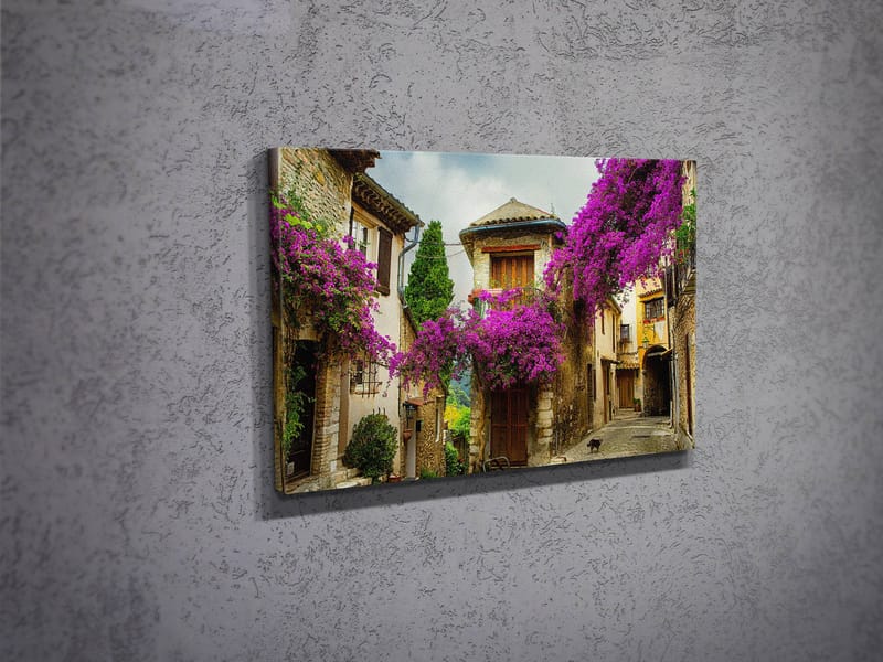 Dekorativ Canvasbilde 30x40 cm - Flerfarget - Interiør - Maleri & posters - Lerretsbilder