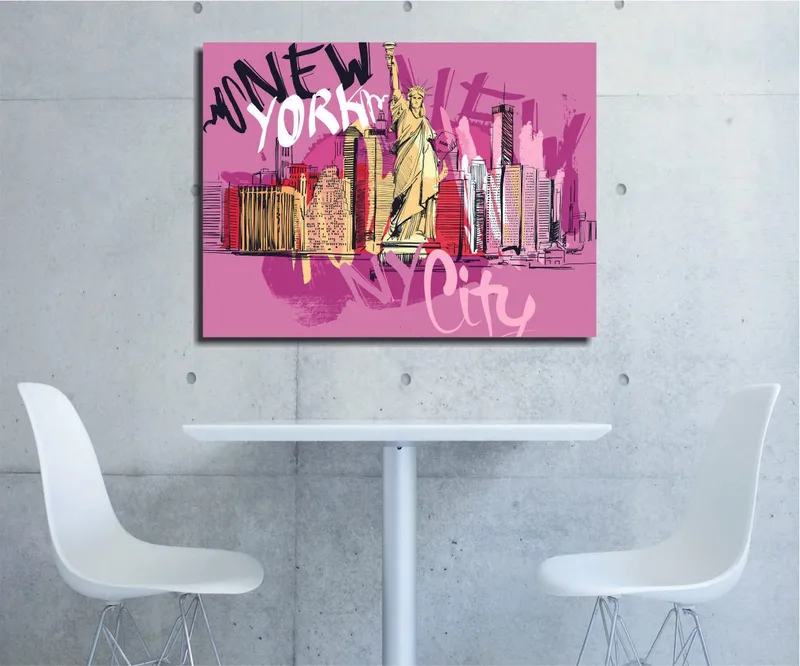 Dekorativ Canvasbilde 30x40 cm, Flerfarget