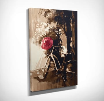 Dekorativ Canvasbilde 30x40 cm - Flerfarget - Interiør - Maleri & posters - Lerretsbilder