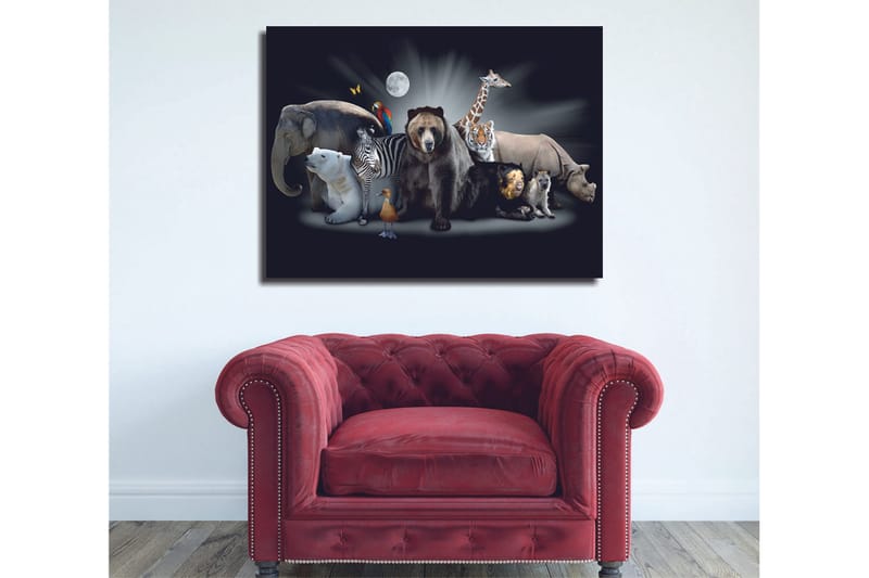 Dekorativ Canvasbilde 30x40 cm, Flerfarget