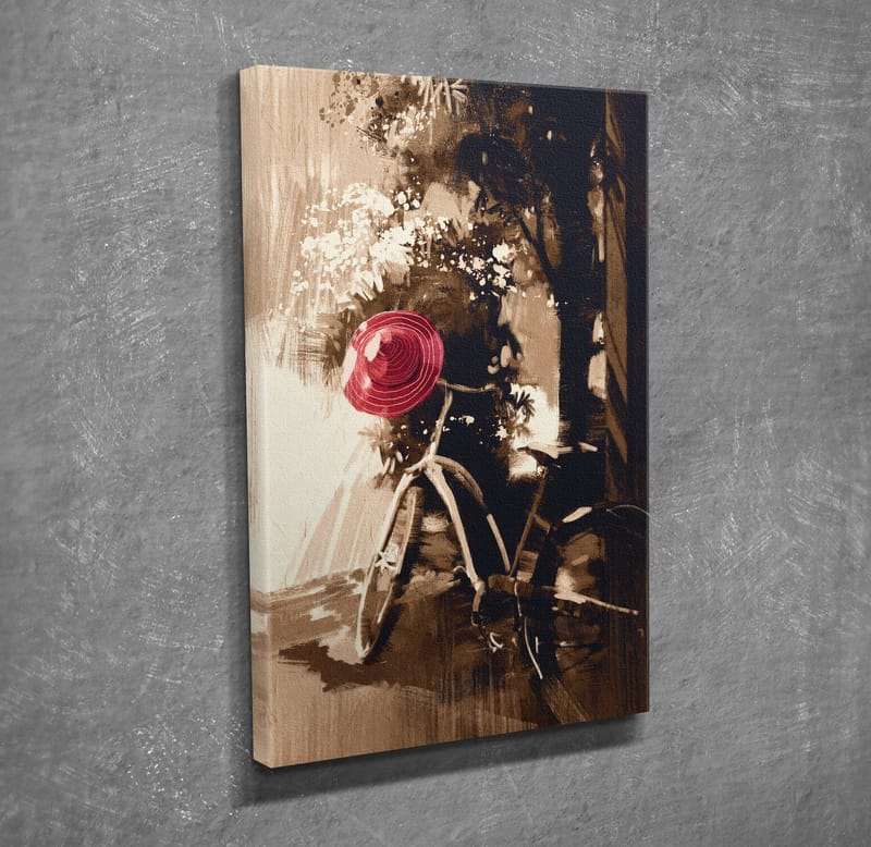 Dekorativ Canvasbilde 30x40 cm - Flerfarget - Interiør - Maleri & posters - Lerretsbilder